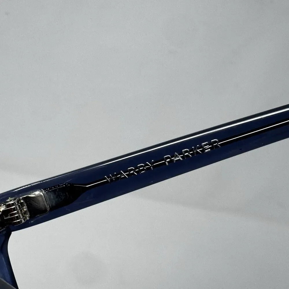 Warby Parker Barkley W754 Clear Blue Eyeglass Frames 58-19-145